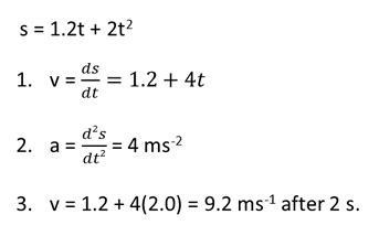 Equations of Motion example